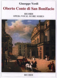 Giuseppe Verdi: Oberto, Conte di San Bonifacio - IT (noty na klavír, zpěv)