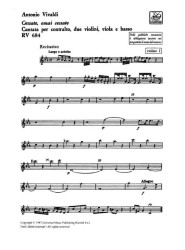 Antonio Vivaldi: Cessate, Omai Cessate Rv 684 (noty, party)