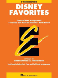 Essential Elements: Disney Favorites (noty na tenorsaxofon)(+audio)