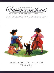 Egon Sassmannshaus: Early Start 4 (noty na violoncello)