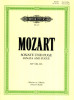 W.A. Mozart: Sonata in D K.448/Fugue In C Minor K.426 (noty na čtyřruční klavír)