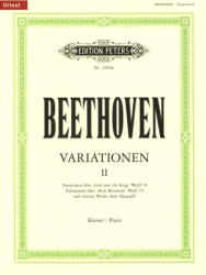 Ludwig van Beethoven: Variationen für Klavier 2 (noty na klavír)