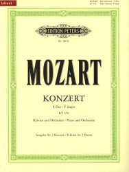 W.A. Mozart: Konzert F-Dur Nr.19 KV459 (noty na čtyřruční klavír)