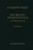 Giuseppe Verdi: Die Macht des Schicksals/ La forza del destino (noty na klavír, zpěv)