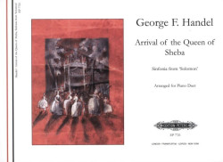 Georg Friedrich Händel: Arrival Of The Queen Of Sheba (noty na čtyřruční klavír)