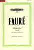 Gabriel Fauré: Requiem op. 48 (noty na klavír, zpěv)