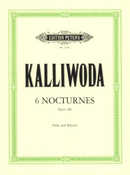Jan Václav Kalivoda: 6 Nocturnes Opus 186 (noty na violu, klavír)